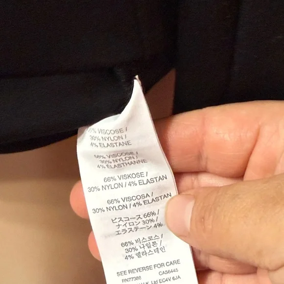 J.Crew Women's sheath dress, size 10, black, long sleeves - Picture 4 of 4